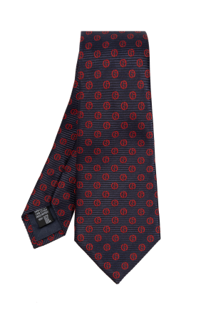 Tie with monogram