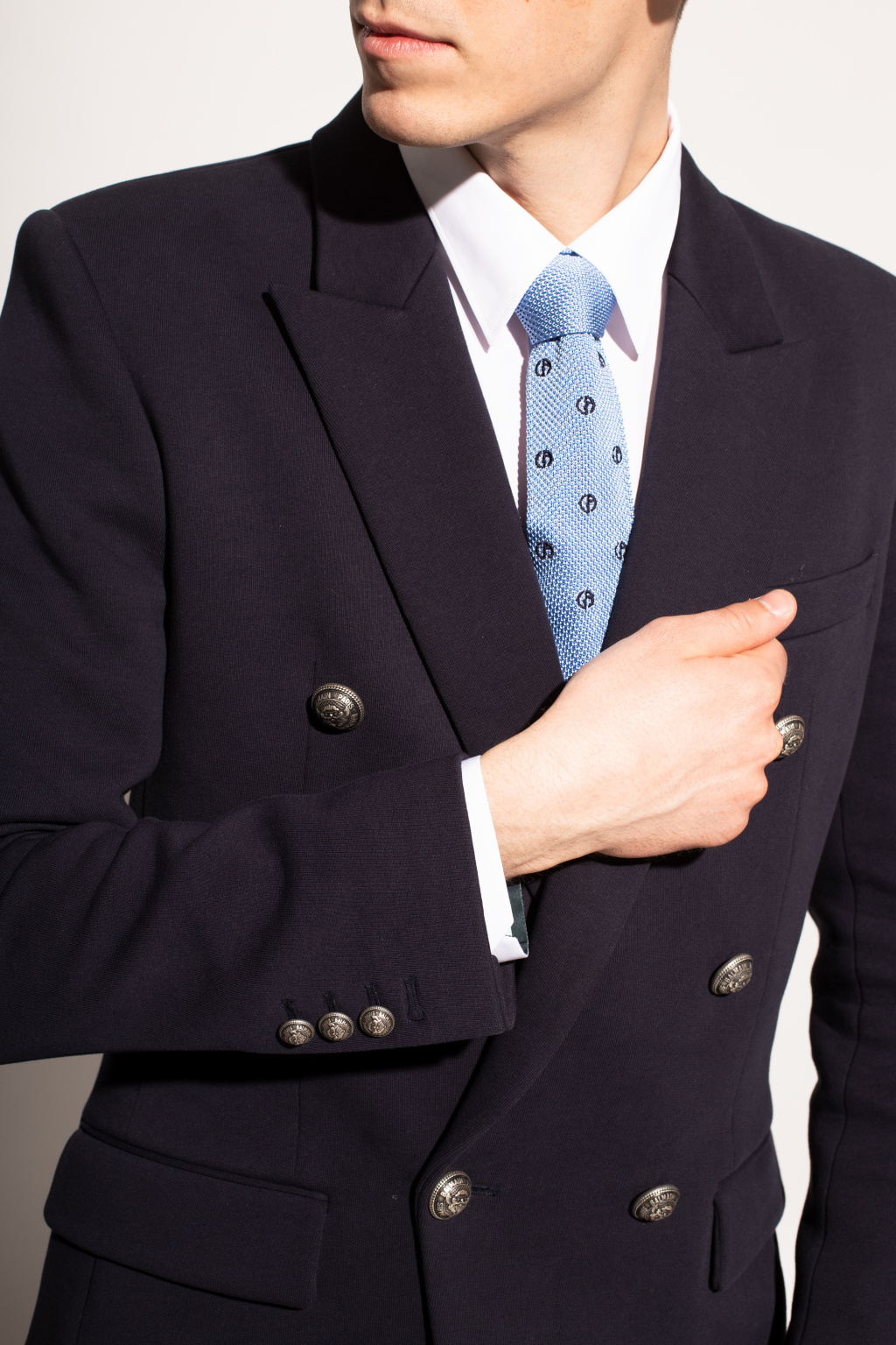 Giorgio Armani Silk tie with logo