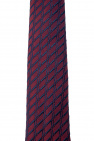 Giorgio armani logo-ribbon Patterned tie