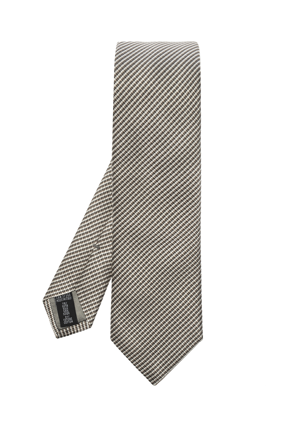 Giorgio interwoven armani Silk tie