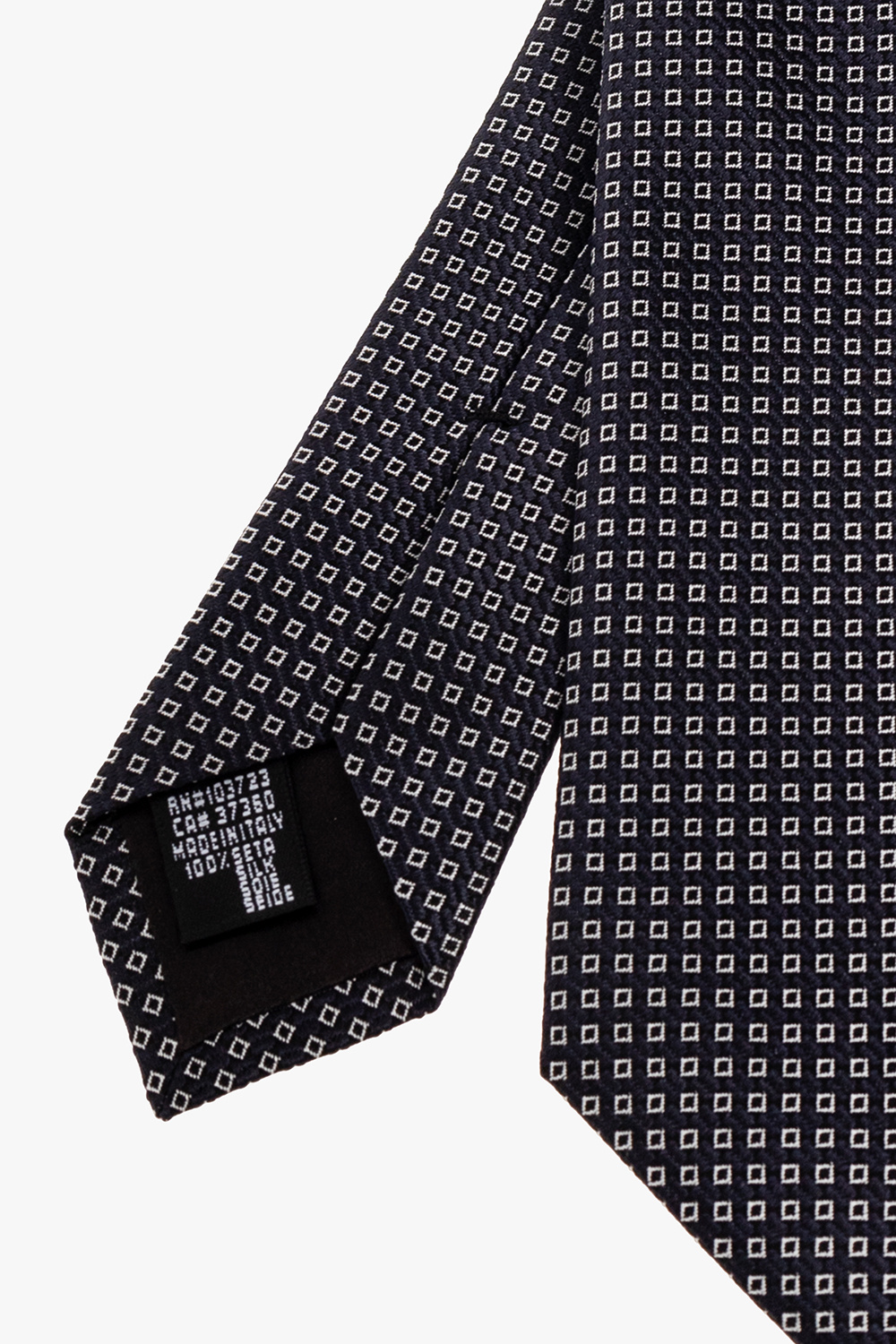 Giorgio armani trainers Silk tie