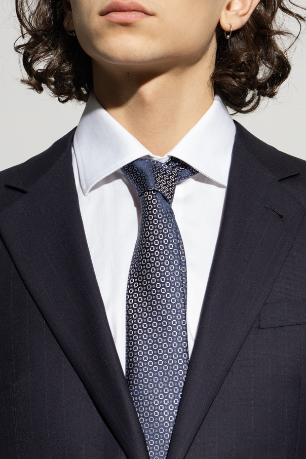 Giorgio Armani alpaca-blend Silk tie