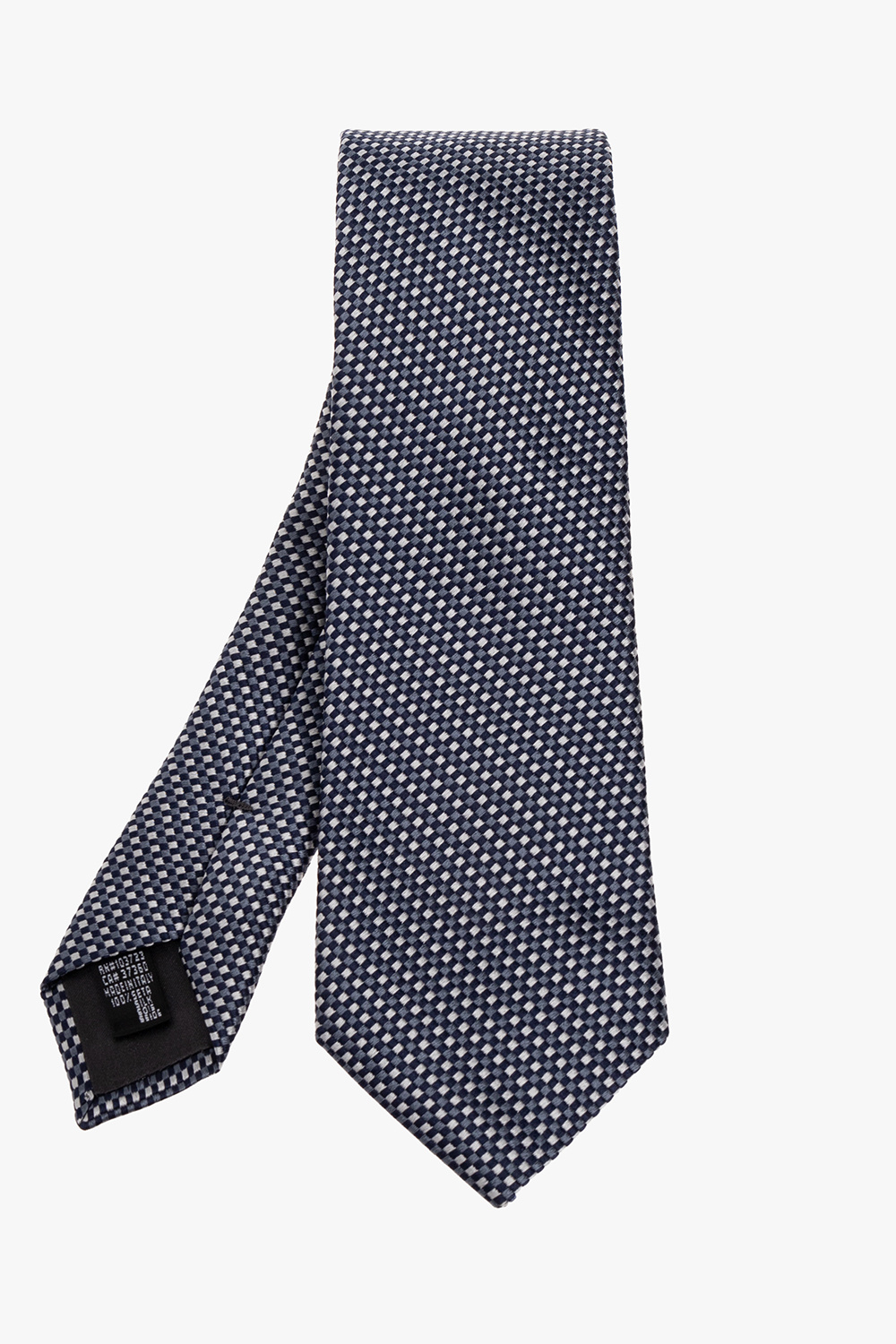 Giorgio armani nero Silk tie