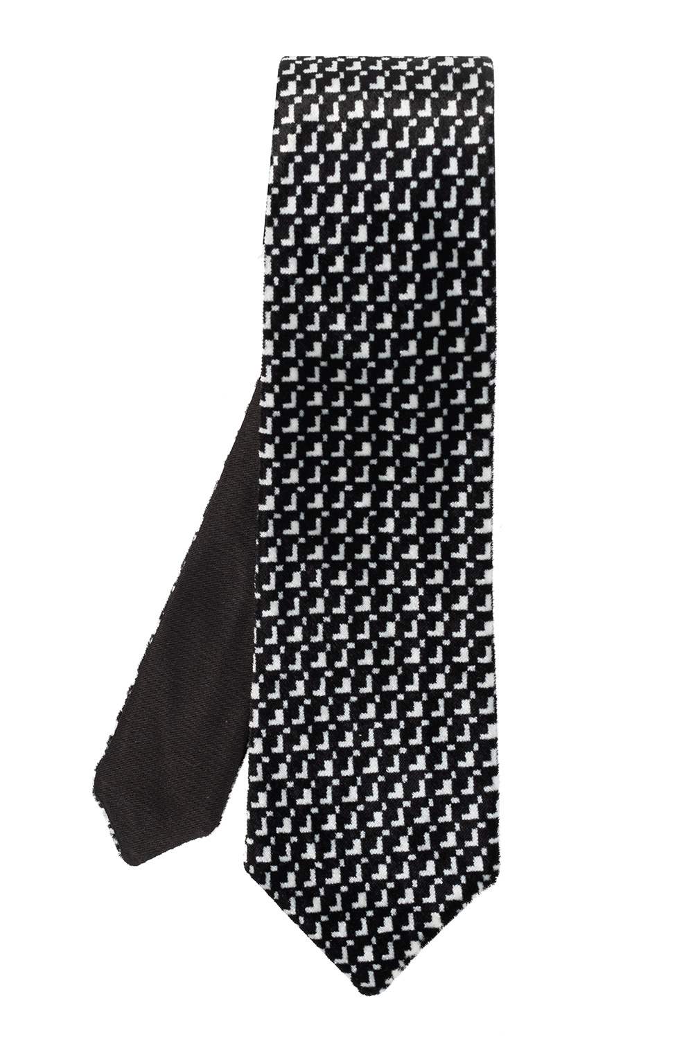 Black Silk tie Giorgio Armani - Vitkac France