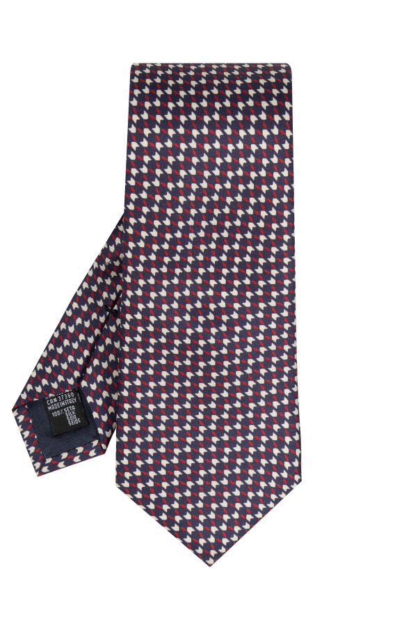 Giorgio Armani Wzorzysty krawat