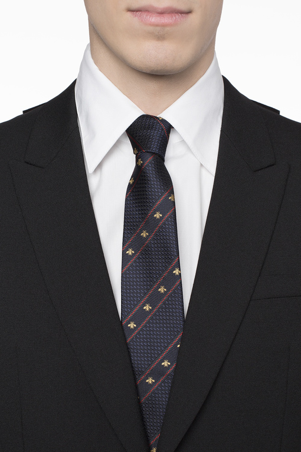 Gucci Bee motif tie