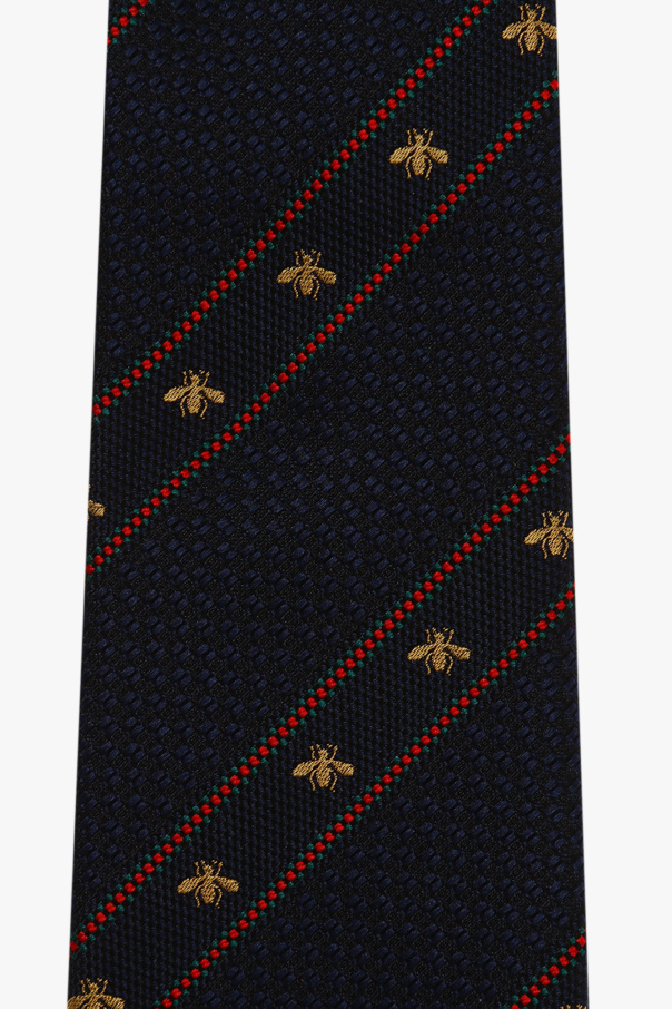 Gucci Bee motif tie