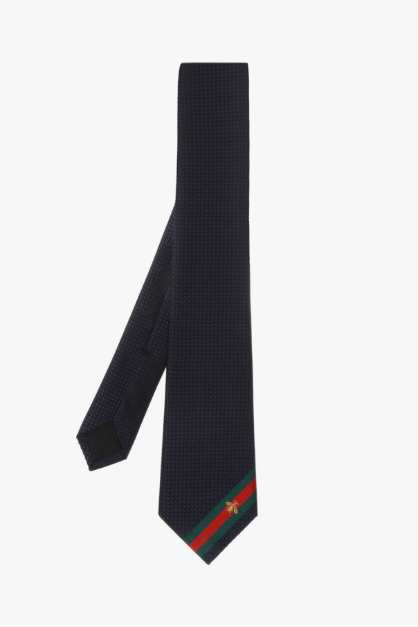 Gucci 'Web' stripe motif tie