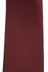 Gucci BURGUNDY Silk tie with logo