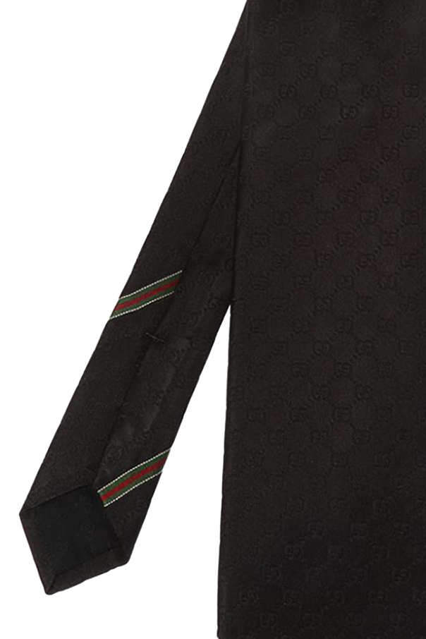 Gucci Patterned logo tie