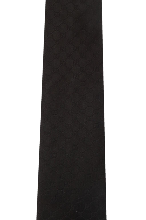 Gucci Patterned logo tie