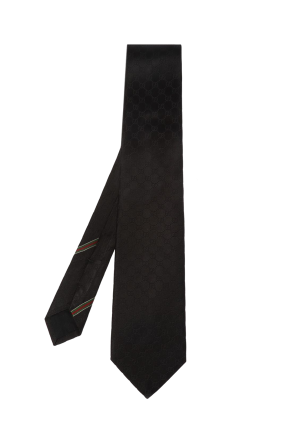 Patterned logo tie