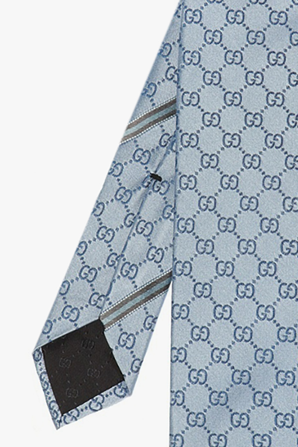 Gucci Krawat z wyszytym wzorem