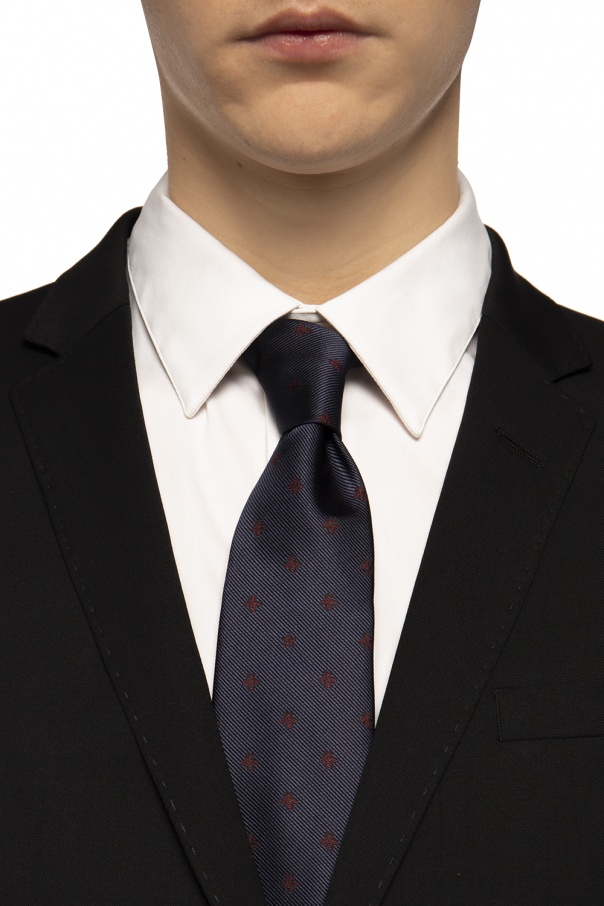 Gucci Bee motif tie