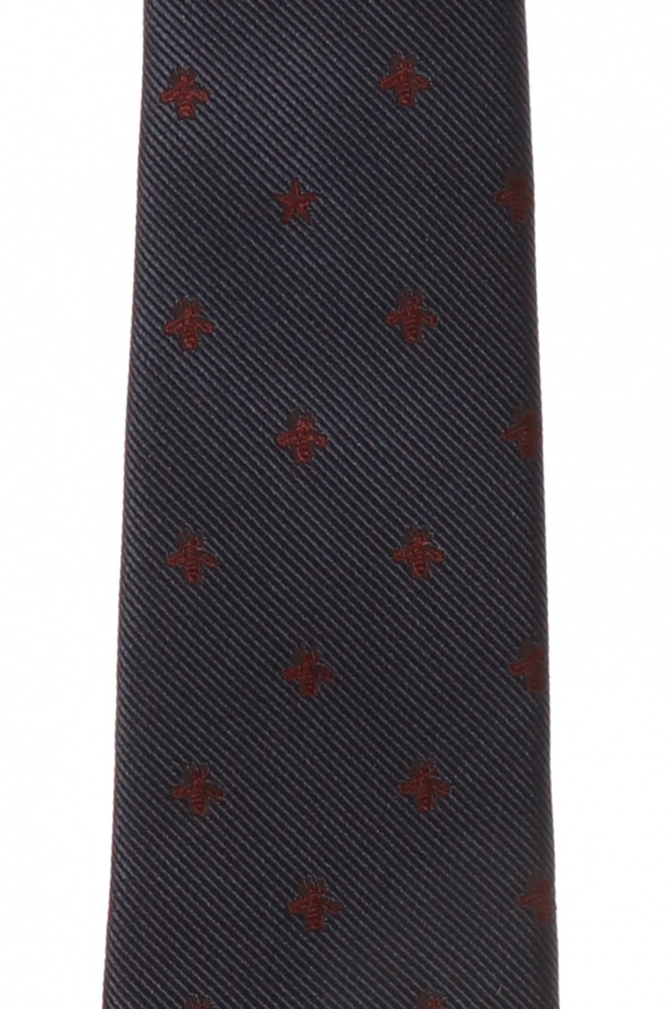 Gucci Bee motif tie