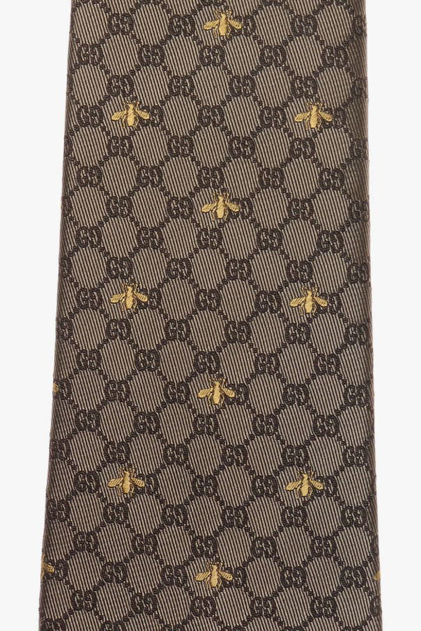 Gucci bottomed silk tie