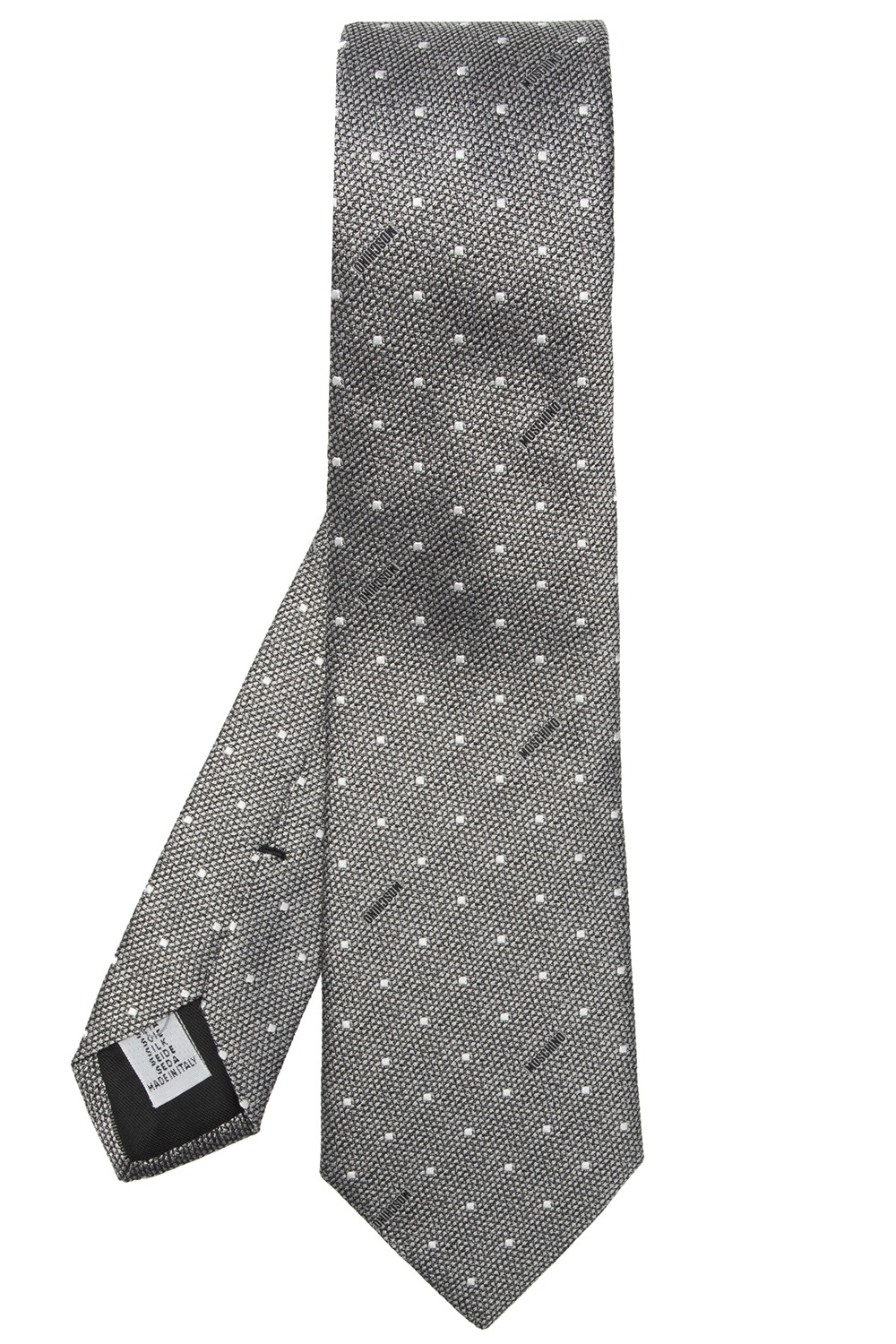 Grey Pocket square with logo Moschino - Vitkac Spain