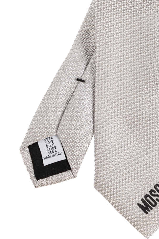 Moschino Seidenkrawatte mit Logo