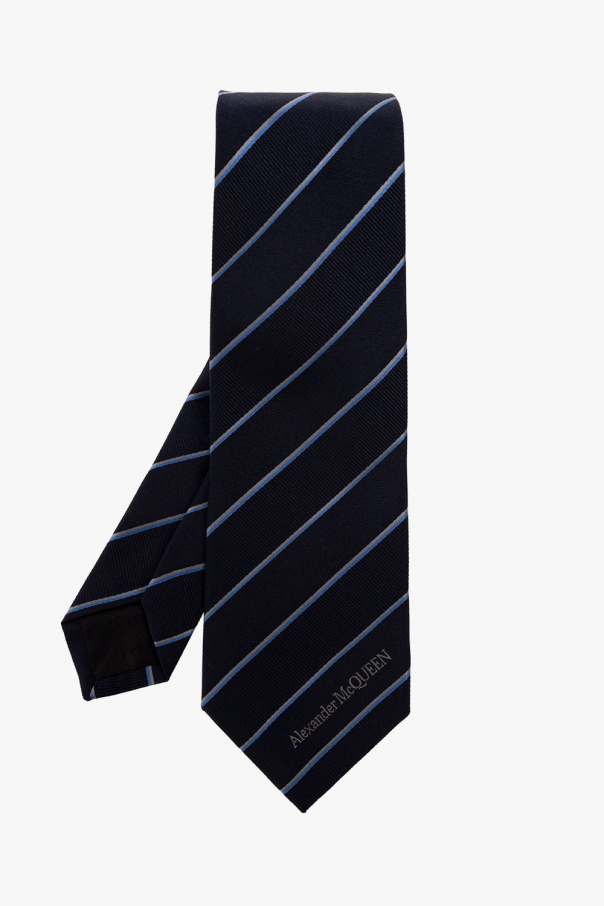 Alexander McQueen Jedwabny krawat