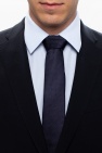 Gucci NAVY BLUE Silk tie with logo