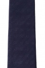 Gucci NAVY BLUE Silk tie with logo