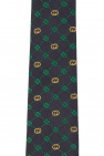 Gucci NAVY BLUE Silk tie with logo