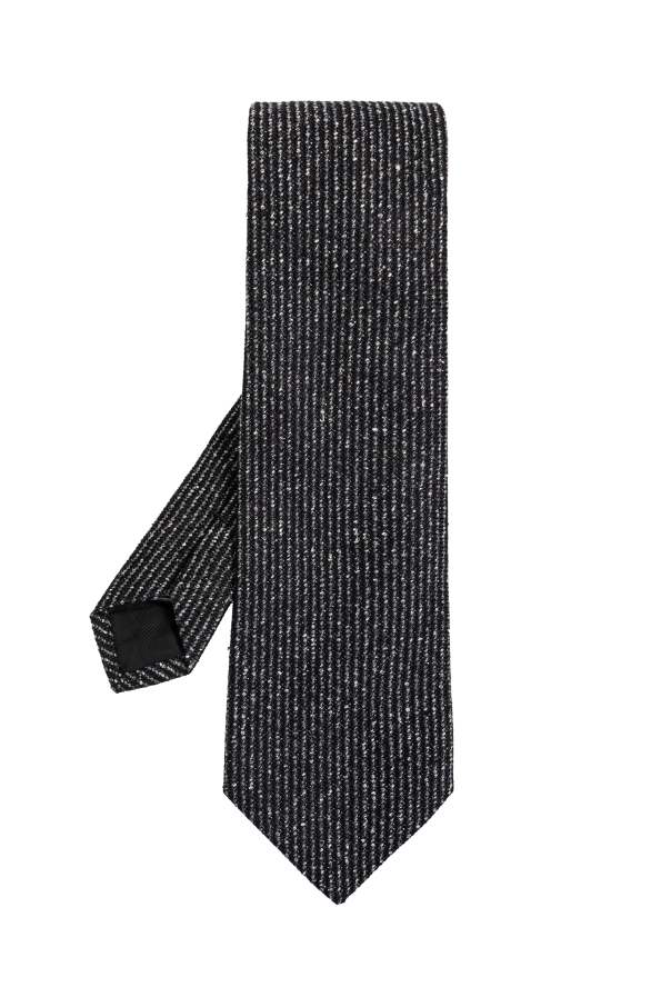 Lanvin Tie with embroidered pattern