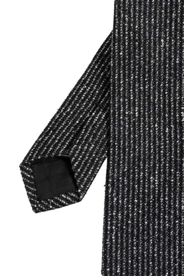 Lanvin Tie with embroidered pattern