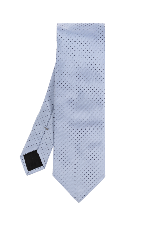 Corbata de seda con lunares od Lanvin