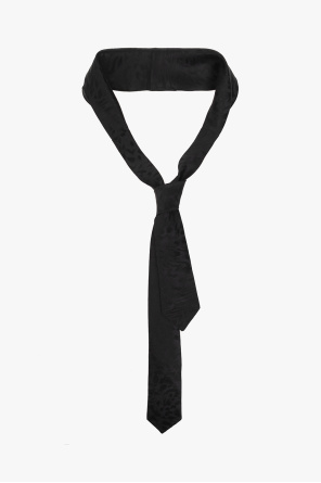 Jedwabny krawat od Saint Laurent