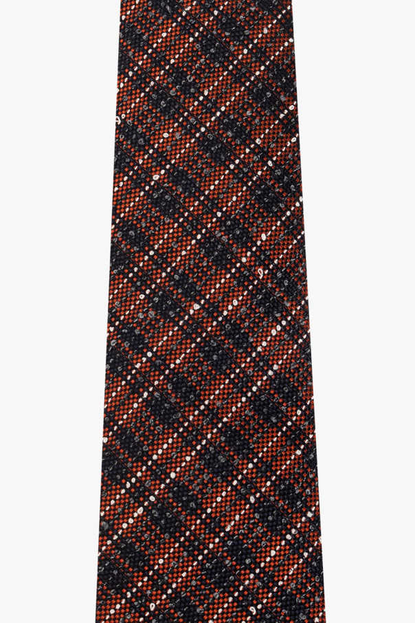 gucci mouse Checked tie