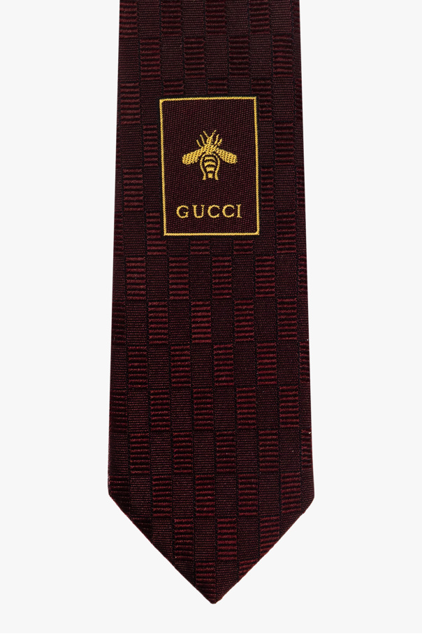 gucci off Silk tie