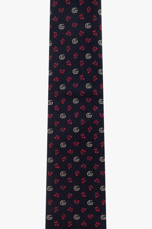 Gucci slingback Silk tie