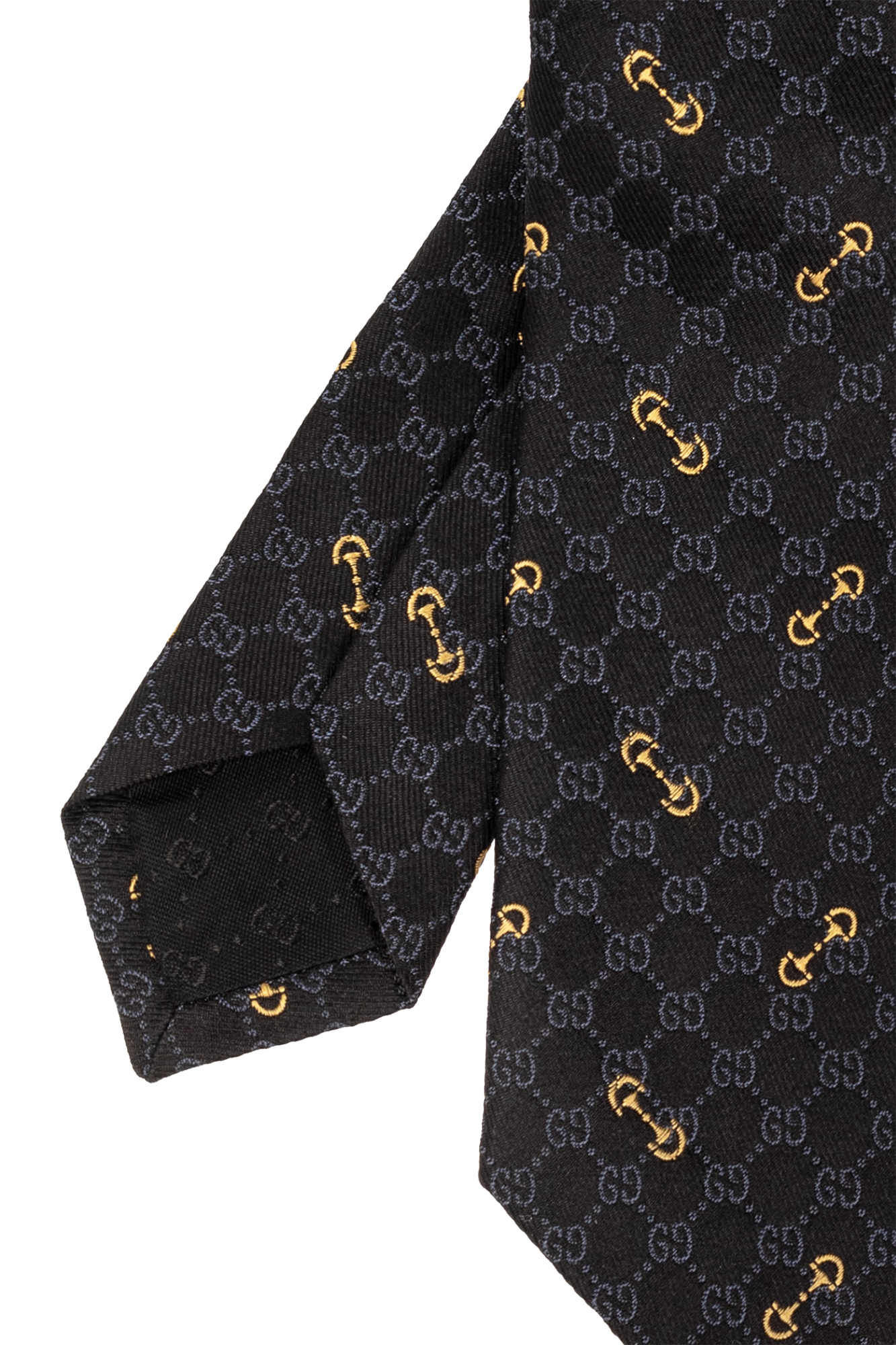 7cm gg mono horsebit silk jacquard tie - Gucci - Men