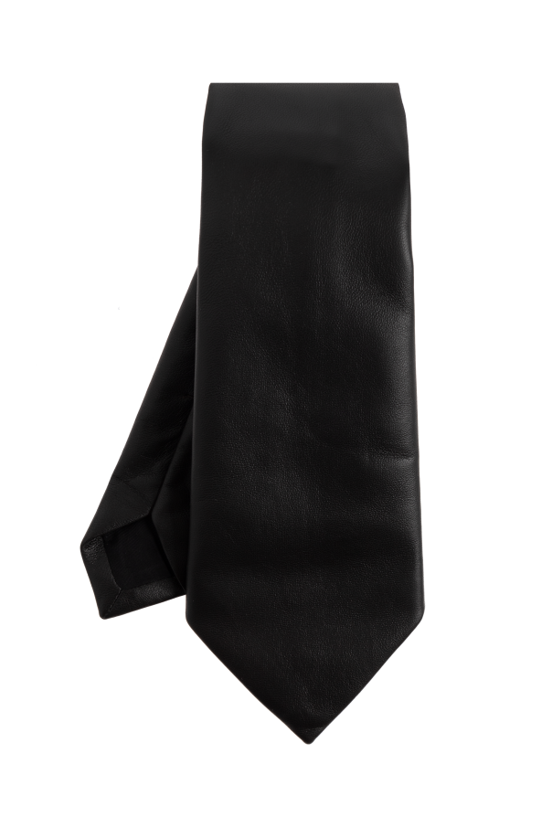 Leather tie od Bottega Veneta