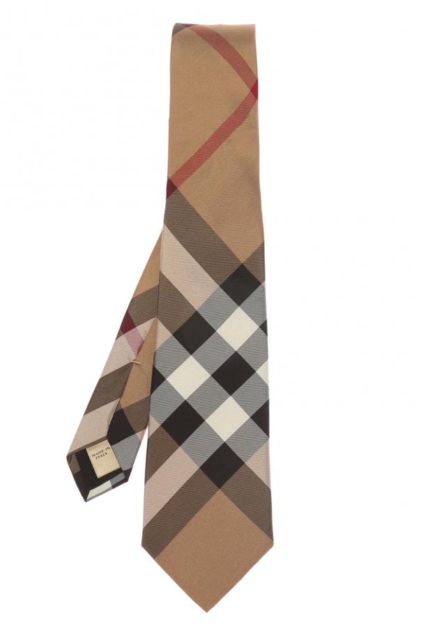 burberry tie white