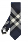 Burberry NAVY BLUE Checked tie