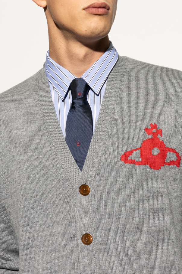 Vivienne Westwood Silk tie with logo