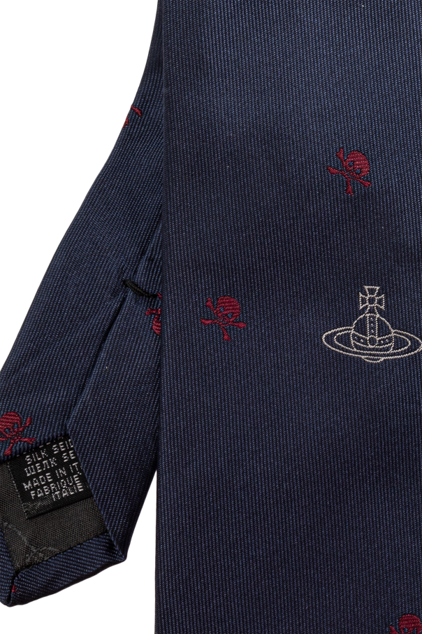 Vivienne Westwood Silk tie with logo