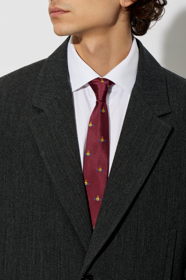Vivienne Westwood Silk tie with logo
