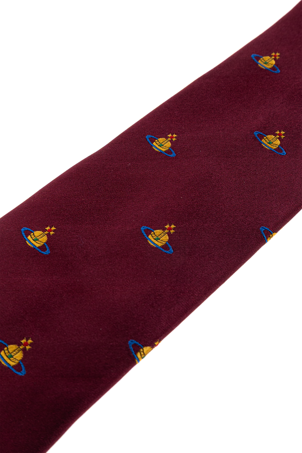 Vivienne Westwood Silk tie with logo