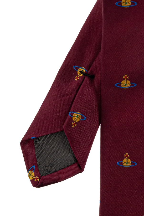 Vivienne Westwood Silk tie with logo