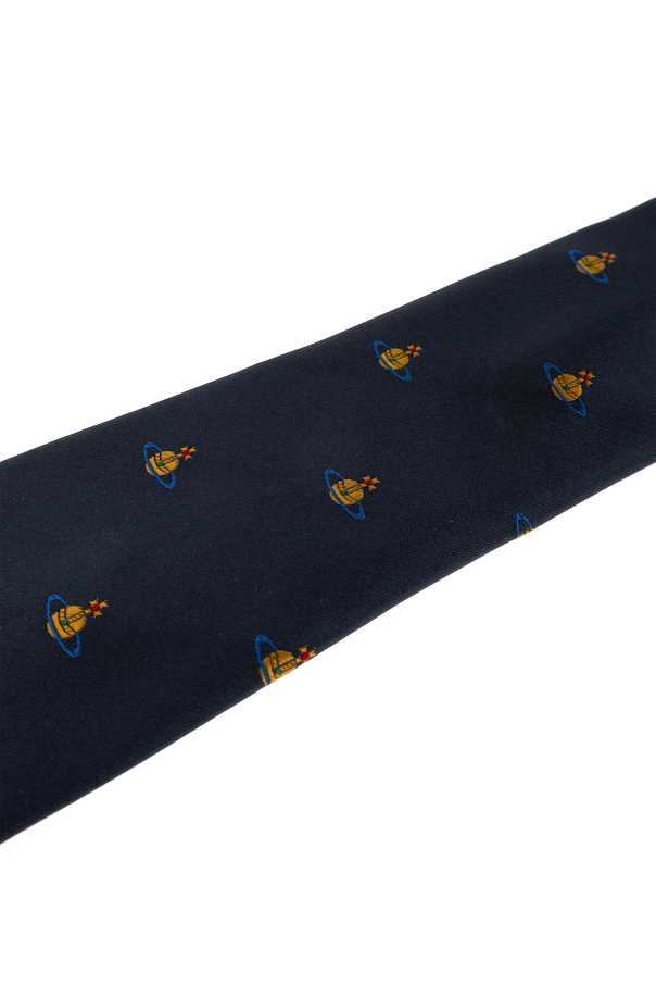 Vivienne Westwood Silk tie with logo