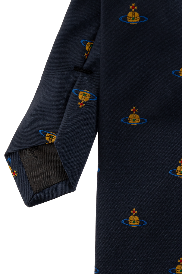 Vivienne Westwood Silk tie with logo
