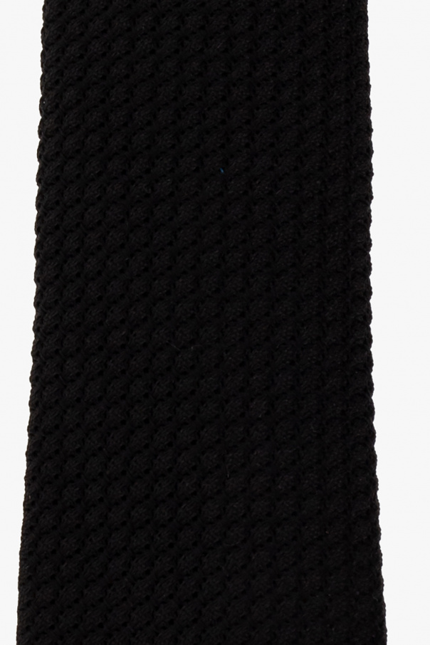 Lanvin Silk tie with stitching