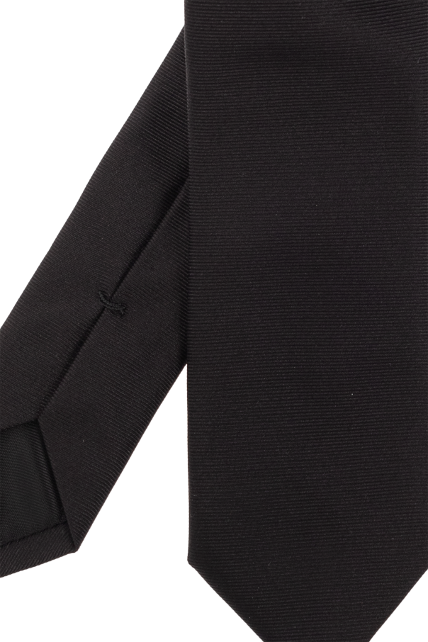 givenchy zip-front Silk tie