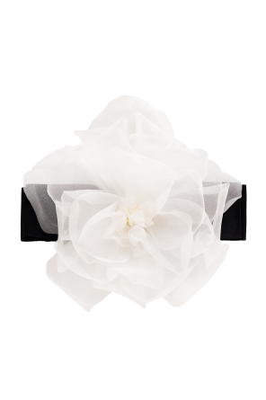 Dolce & Gabbana Top crop con applicazione Bianco