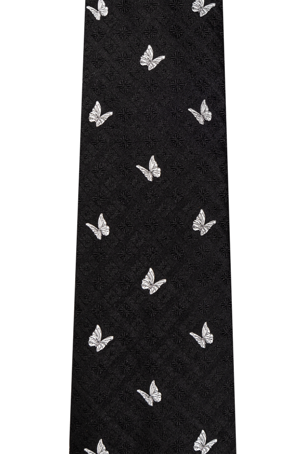 Dolce & Gabbana Silk tie with butterfly motif