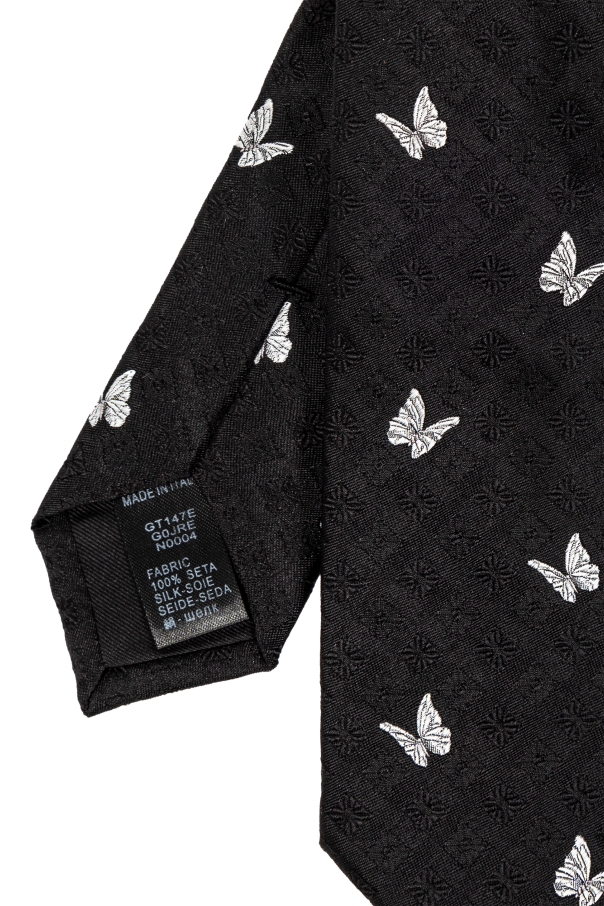 Dolce & Gabbana Silk tie with butterfly motif