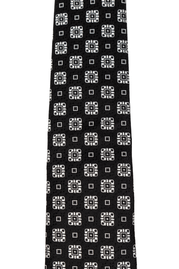 dolce & gabbana brown tweed skirt Patterned tie